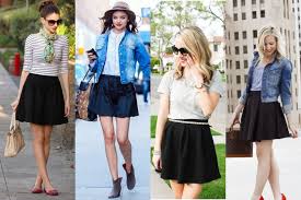 Ways To Wear My Black Skater Skirt Black Skater Skirt Outfit Skater Skirt Outfit Black Skater Skirts