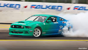 Justin Pawlak At 2013 Formula Drift Palm Beach Teamfalken Ford Racing Mustang Falken Tires Formula Drift Car Show