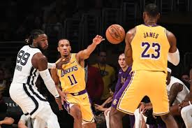 lakers hope improved ball movement is more than a passing