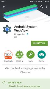 Android webview is a system component powered by chrome that allows android apps to display web content. What Is The Use Of Android System Webview Android Enthusiasts Stack Exchange