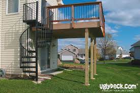 Maybe you would like to learn more about one of these? Outdoor Spiral Staircase Mn Builder Spiral Deck Staircase Twin Cities Uglydeck Com