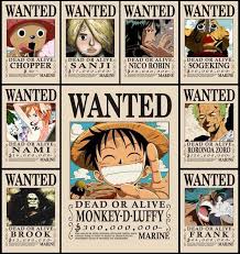 Harga murah di lapak jibril iqbal tokan. One Piece Wanted Posters Poster One Piece Avis De Recherche Luffy
