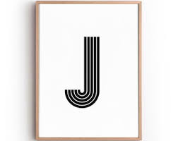 Top 100 baby boy names that start with j ; J Name Art Etsy