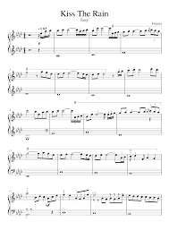 Kiss the rain yiruma simplified piano solo. Kiss The Rain Easy Sheet Music For Piano Solo Musescore Com
