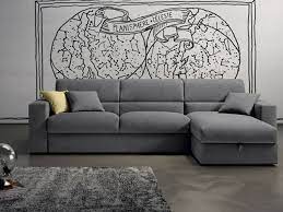Divano letto con penisola reversibile. Divano Letto Samoa Con Penisola Contenitore 30