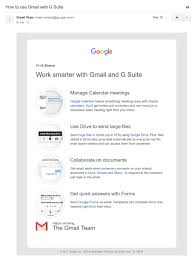 Welcome Email Examples Gsuite Email Newsletter Design Welcome Emails Work Smarter