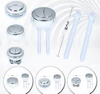 Toilet Push Button Dual Flush Water Saving For Cistern Tank Repair Lid Rod  Parts