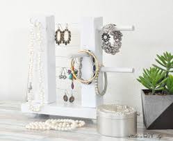 With this simple and inexpensive project, you can put your jewelry on display to enjoy every day. 25 Ingenious Jewelry Organization Ideas The Happy Housie