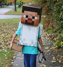 Zumindest in die augmented reality. Diy Costumes Renee Leone Studio Minecraft Costumes Handmade Halloween Costumes Steve Costume