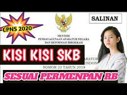 Pengumuman hasil sbmptn 14 agustus 2020 jadi, dalam halaman ini admin akan berbagi mengenai contoh materi dan kisi kisi skb cpns 2019 resmi dari bkn. Kisi Kisi Soal Skb Cpns 2020 Berdasarkan Permenpan Rb Youtube