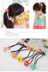 Flesh Pink Flower Decorated Simple Design Rubber Band Hair Band Hair Hoop Priced At Only Us 0 19 Flesh Pink Hair Hoops Pink Flowers