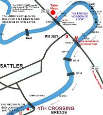 Guadalupe River Tubing Float Map For Tube Haus Short Medium Long Floats To Choose From Tubing River Guadalupe River River Float
