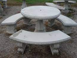 Check spelling or type a new query. 42 Round Concrete Table Set With 3 Benches From The Cement Barn Concrete Table Concrete Outdoor Table Outdoor Patio Table