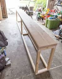 30 Diy Sofa Console Table Tutorial Diy Sofa Table Diy Sofa Living Room Diy