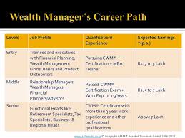 They can either work independently or are employed by large investment firms and banks. Wealth Management As A Career Option Apim