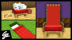 10 Minecraft Bed Build Hacks Youtube Minecraft Couch Minecraft Room Minecraft