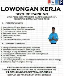 Temukan karir impianmu hanya di blogo.id. Lowongan Kerja Kasir Dan Petugas Parkir Di Secure Parking Ramayana Atmago