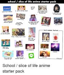 What is a good starter anime. School Slice Of Life Anime Starter Pack We Re In The Same Class G Good M Morning Senpai You Re Going To Have A New Friend In Class Starting Today School Trip To Okinawa D Don T