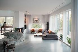 Schwedische Haus Design Idee Mit Malerischer Landschaft