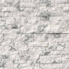 Wondering what you can do with split face marble? Princess White 6x24 Split Face Ledger Panel Tilesbay Com