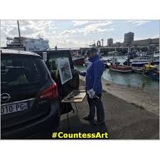 Hanna Davydchenko At The Seaport Of Le Havre France Anna Davydchenk V Portu Gavra Franciya Countessart Hannadavydc Fine Art Painting Fine Art Art Painting