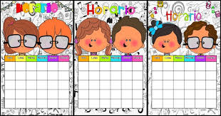 horario Archivos - Imagenes Educativas