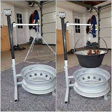 Tyre Rim Recycle Diy Wood Stove Fire Cooking Diy Fire Pit