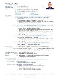 A curriculum vitae, latin for course of life, often shortened as cv or vita (genitive case, vitae), is a written overview of someone's life's work. Curriculum Vitae Alessandro Perego En