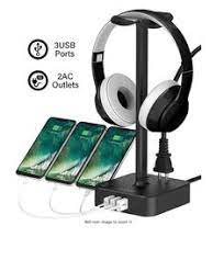 Headphone Stand With Usb Charger Cozoo Desktop Gaming Headset Holder Hanger Headset Holder Headset Stand Headphones Stand