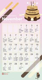 Kpop Idol Birthday November K Pop Amino