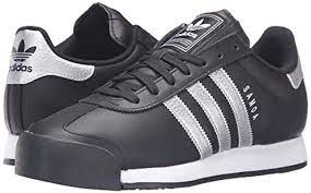 Adidas samoa mens shoes usa hipster leather sneakers orange stipes white siz 6.5. Adidas Originals Samoa Retro Sneaker Running Shoe Black Metallic Silver White 9 M Us For Men Lyst