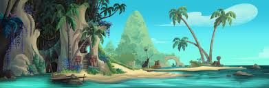 Esther Kim S Artwork Jake And The Neverland Pirates Development Pirate Island Neverland Island Art