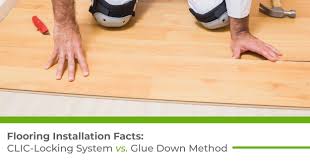 Installing laminate flooring, something you should know about this type of hardwood flooring. Flooring Installation Facts Clic Locking System Vs Glue Down Method Evorich Evorich