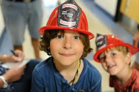 Lights, camera, firefighters