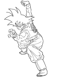Dragon ball z coloring pages on coloring book info. Free Printable Dragon Ball Z Coloring Pages For Kids