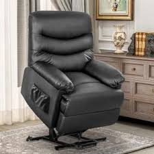 Merax Black Power Recliner And Lift Chair Pp190323aab 1 The Home Depot In 2020 Power Recliners Lift Chairs Lift Chair Recliners