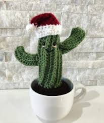 A funny christmas cactus with speech bubbles. Christmas Cheer Cactus Green Fox Farms Designs