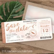 Destination Wedding Boarding Pass Save The Date Invitation In Etsy Destination Wedding Invitations Save The Date Invitations Wedding Invitations