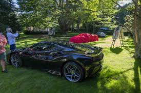 Visual changes for the spider included body coloured lower cladding pieces, a specially designed engine cover and a manual folding soft top. Ferrari Of Long Island Debuts The Ferrari F8 Spider At Casa Ferrari Hamptons