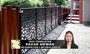 Sebagai contoh adalah harga pagar besi tie hollow hitam 40 x 40 dipatok dengan harga rp 350 ribu per meter persegi. Desain Pagar Besi Hollow Minimalis