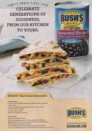 Bush S Black Bean Quesadilla Food Black Bean Quesadilla Recipes