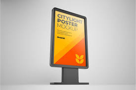Citylight Digital Poster Mockup In 2020 Poster Mockup Outdoor Advertising Mockup Outdoor Advertising