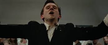 Male businessman handshake with devil. The Devil All The Time Harry Melling S Spider Sermon Is Biblical