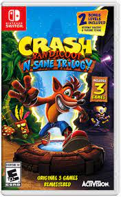 Crash Bandicoot N Sane Trilogy Crash Bandicoot Nintendo Switch Games Bandicoot