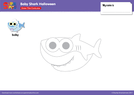 How to draw baby shark drawing | baby shark coloring and drawing for kids | coolkidstv ☆. Baby Shark Halloween Draw The Costume Super Simple