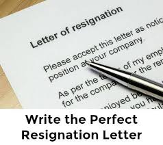 Best Sample Resignation Letter