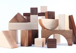 20 Piece Organic Wood Blocks All Natural Wooden Toys Building Block Set Eco Friendly For Montessori Toddlers Kids Babi Wood Toys Organic Wood Wood Blocks