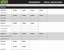Basement beast workout sheets : Body Beast Workout Sheets