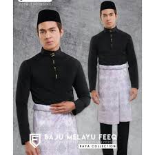 Butang baju melayu mutiara ( putih & hitam ). 20 Koleski Terbaru Baju Melayu Hitam Slim Fit Lamaz Morradean