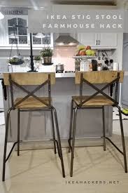 From A Simple Ikea Stig To A Unique Farmhouse Stool Ikea Hackers Farmhouse Stools Farmhouse Bar Stools Farmhouse Style Bar Stools